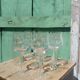 Chinon Rabelaisian glasses – Touraine – vintage glassware