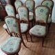 Set of 7 antique upholstered chairs