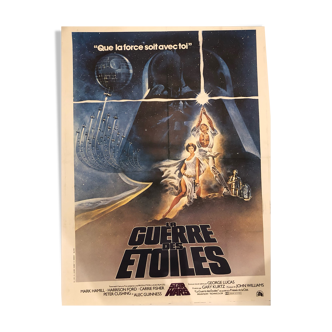Original vintage cinema poster "Star Wars" 1977