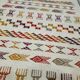 Hand-woven margoum rug in natural wool