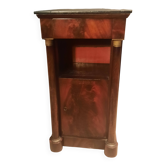 Empire-style column bedside table