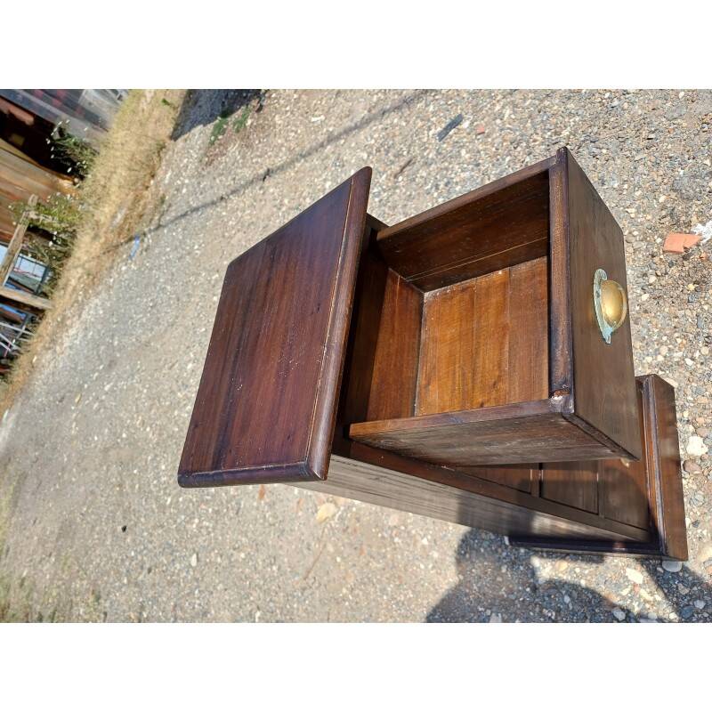 Meuble acajou, 4 tiroirs