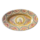 Oval plate Henriot Quimper Art Deco