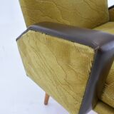 Midcentury Leather Armchairs Designed by Miroslav Navrátil, 1970s