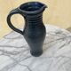 Night Blue Stoneware Carafe – Signed "Belesta" (Artisan Craft)