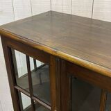 English mahogany display case from the late 19th century