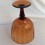 Amber-sized glass vase