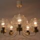 Mid-century chandelier by instala jilove u decina,1970's.
