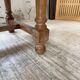 Table repas style drapière noyer 2m5/3m5 1900