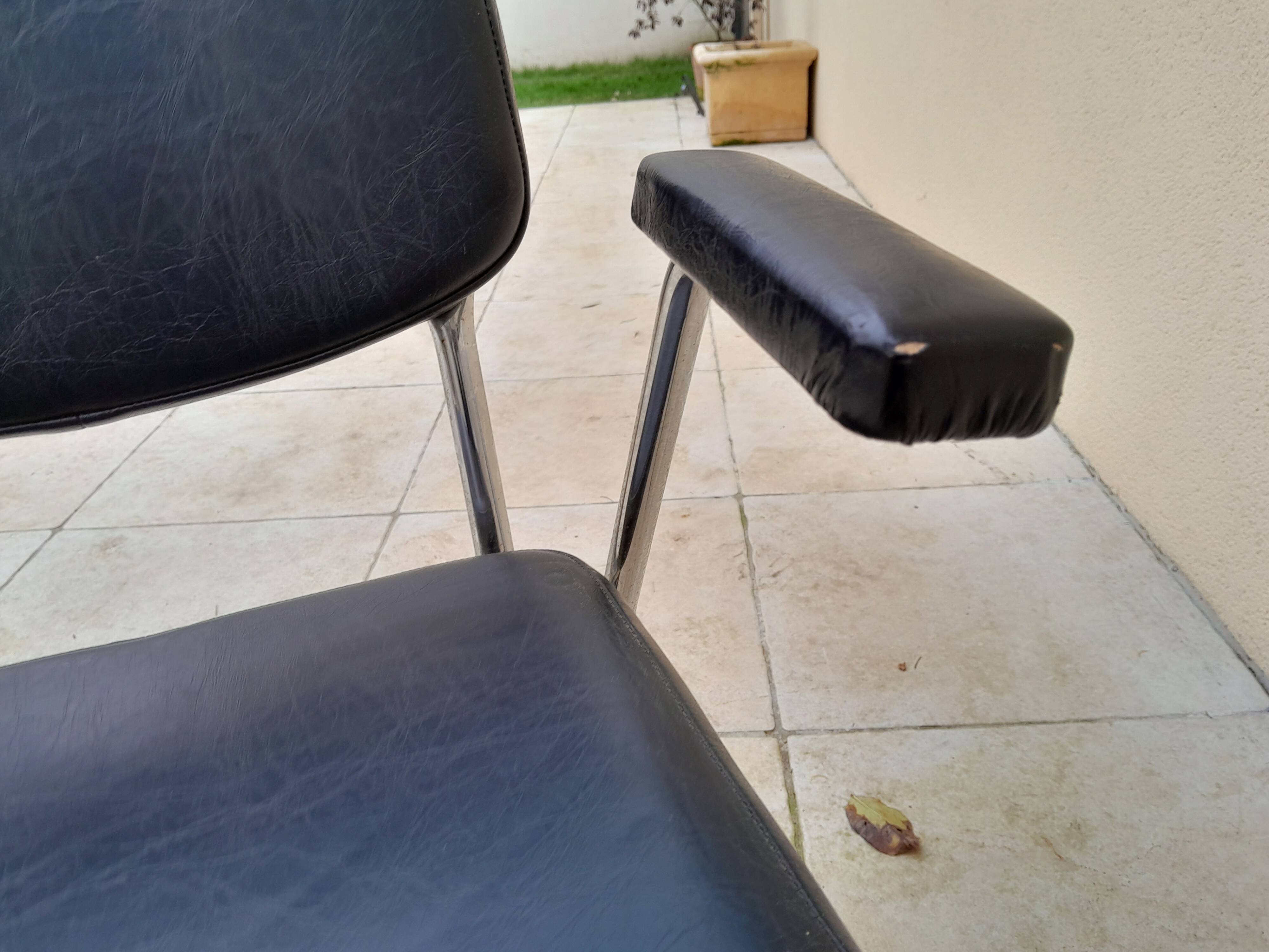 Vintage Italian design office chair