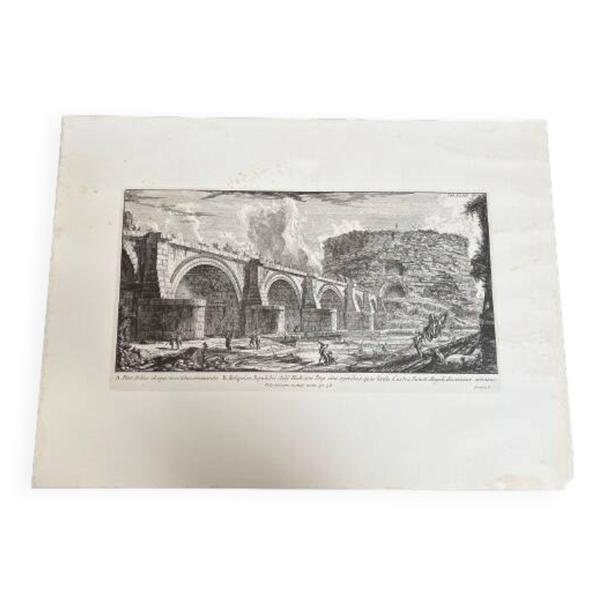 Reproduction of an engraving signed Piranesi F.