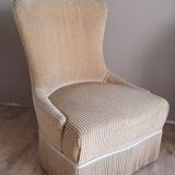 Velvet toad armchair