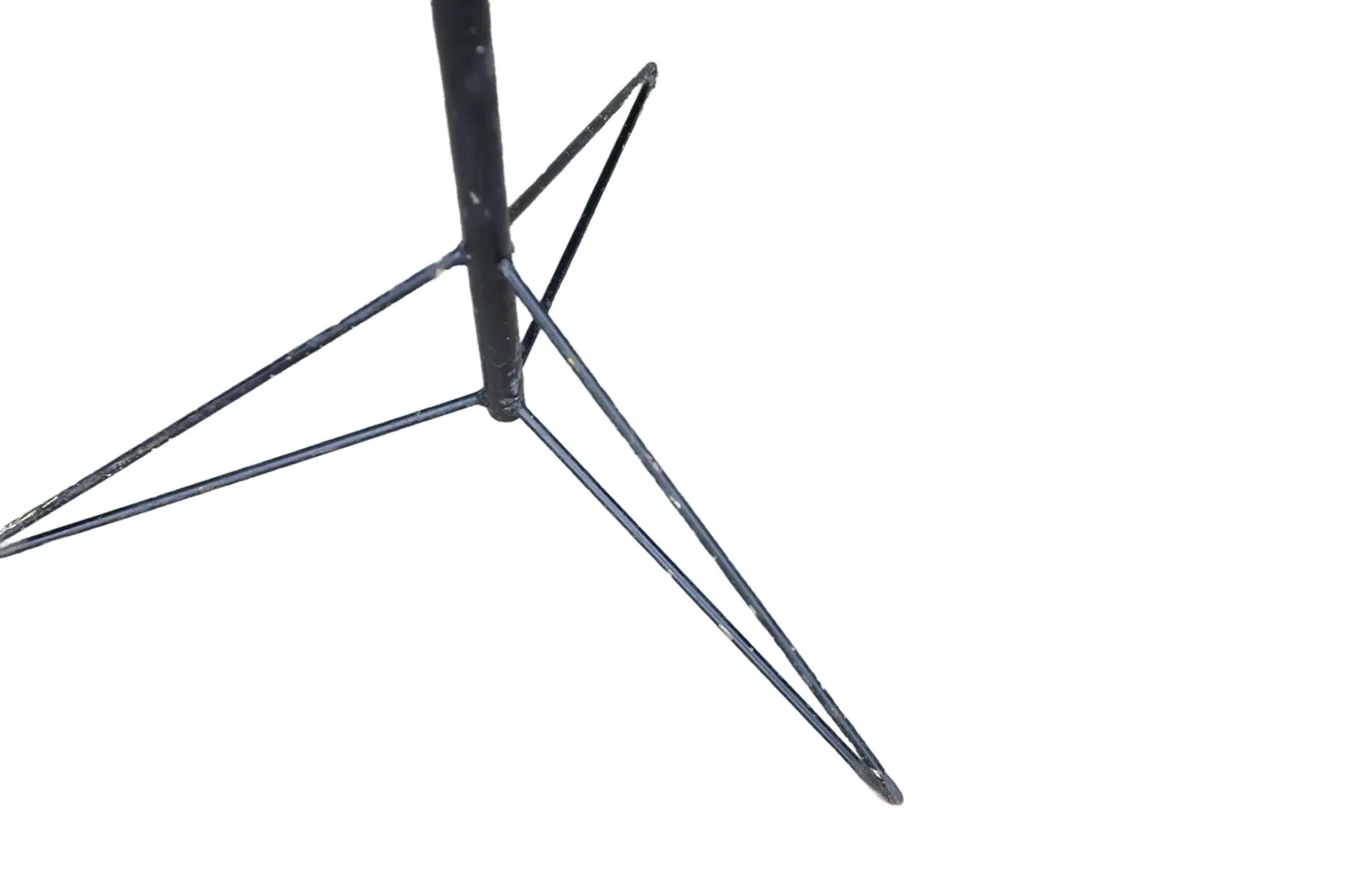 Sculptural vintage metal coat stand with rotating crown