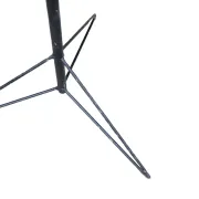 Sculptural vintage metal coat stand with rotating crown