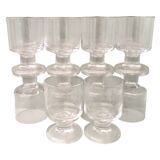 10 verres à vin en cristal