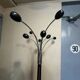 Italian design coat rack – Chrome metal and black lacquer – 1960s-1970s