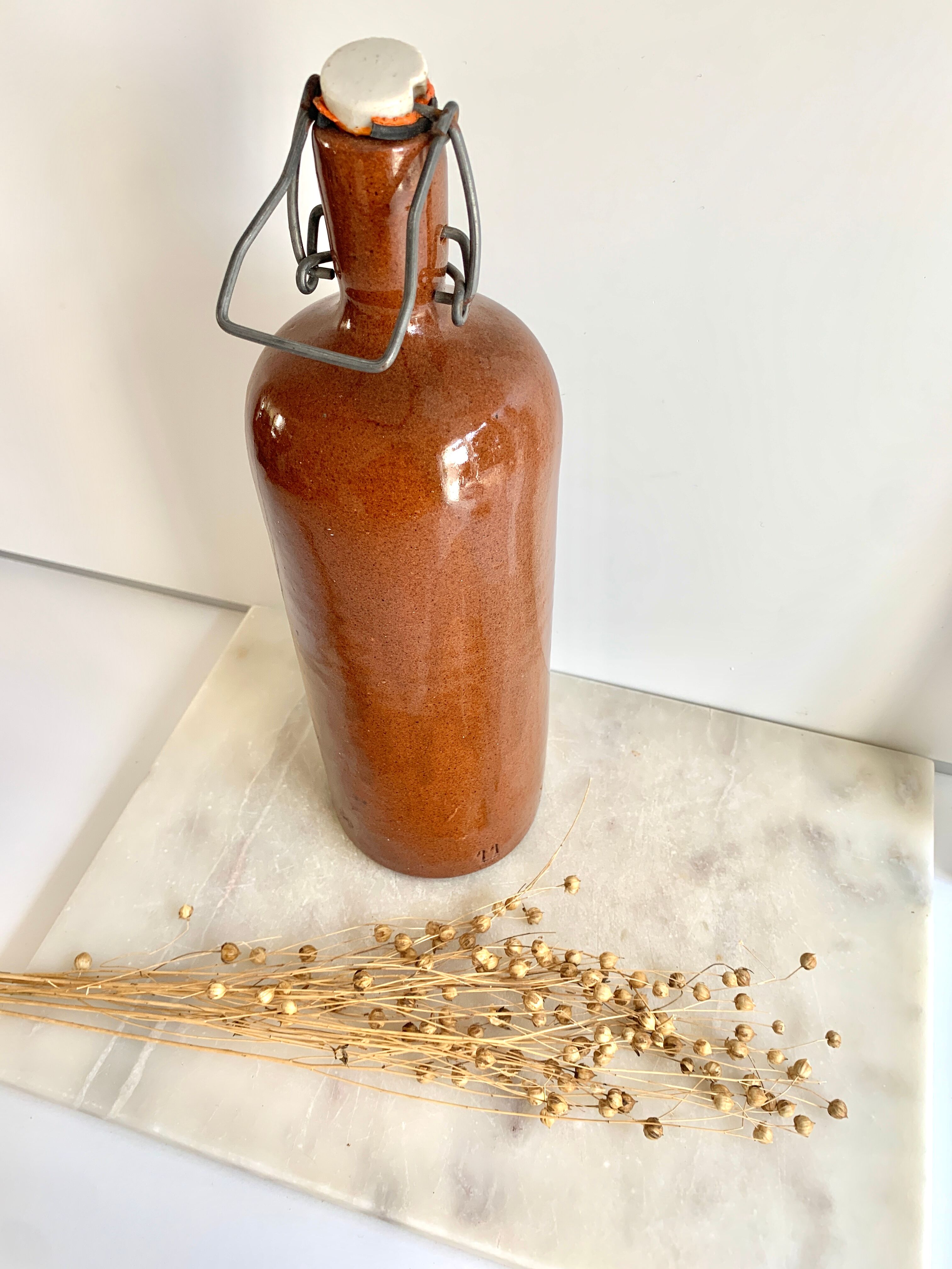 Brown sandstone bottle