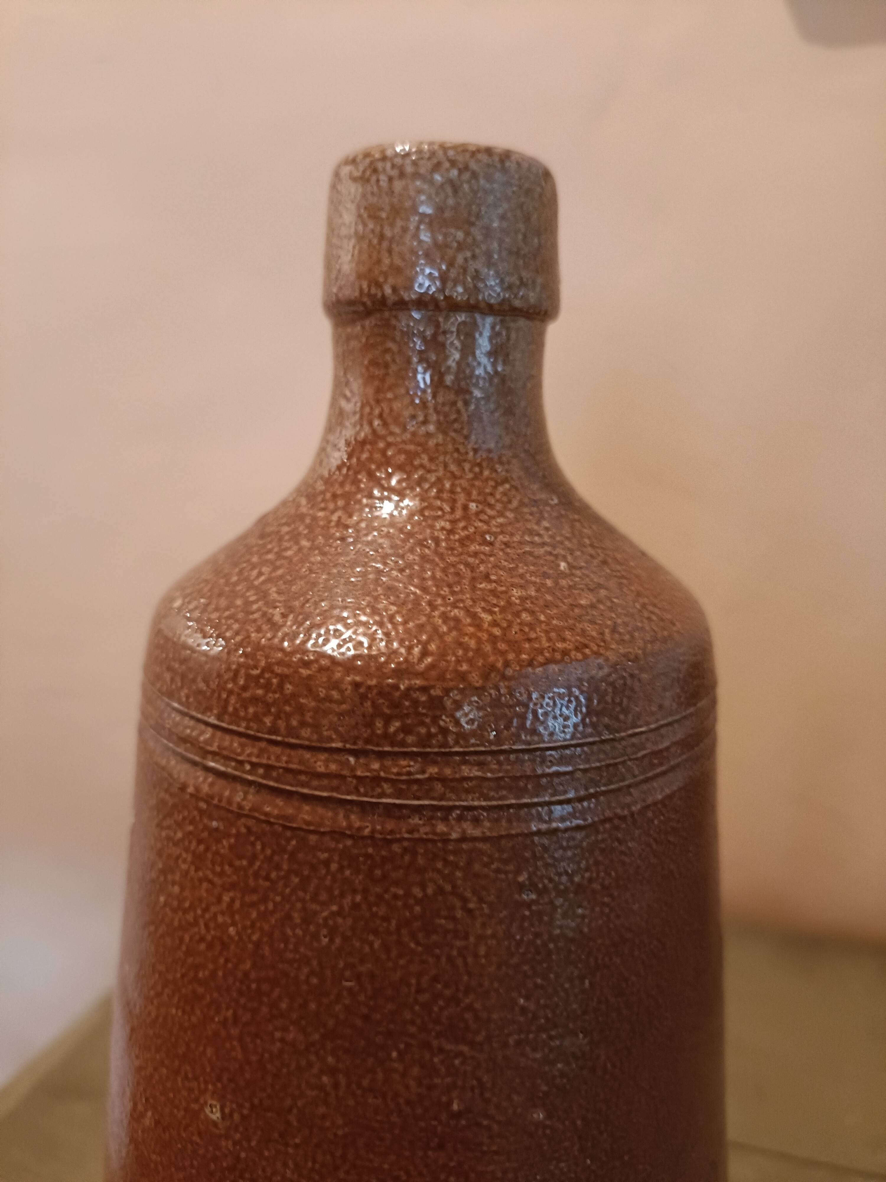 Old stoneware bottle