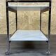 60s 70s serving trolley dinette made of teak & chrome Danish Modern Design