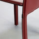 Postmodern Italian leather dining chairs