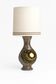Vintage ceramic table lamp, Walter Gerhards lamp, 1970s