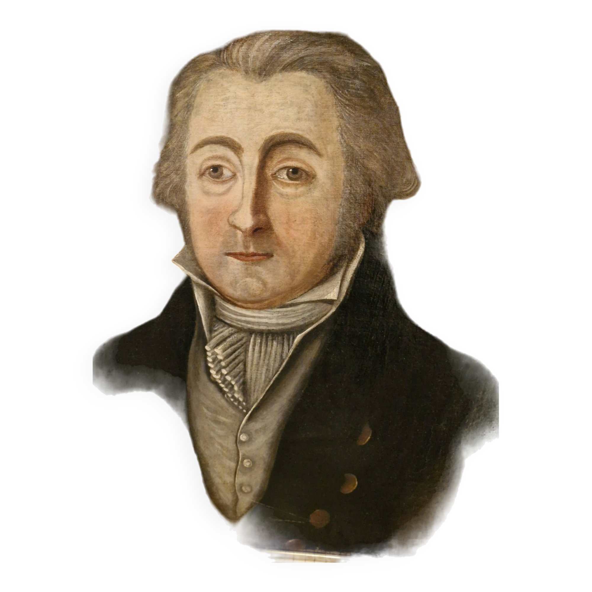 18th century, portrait of a man oil on canvas