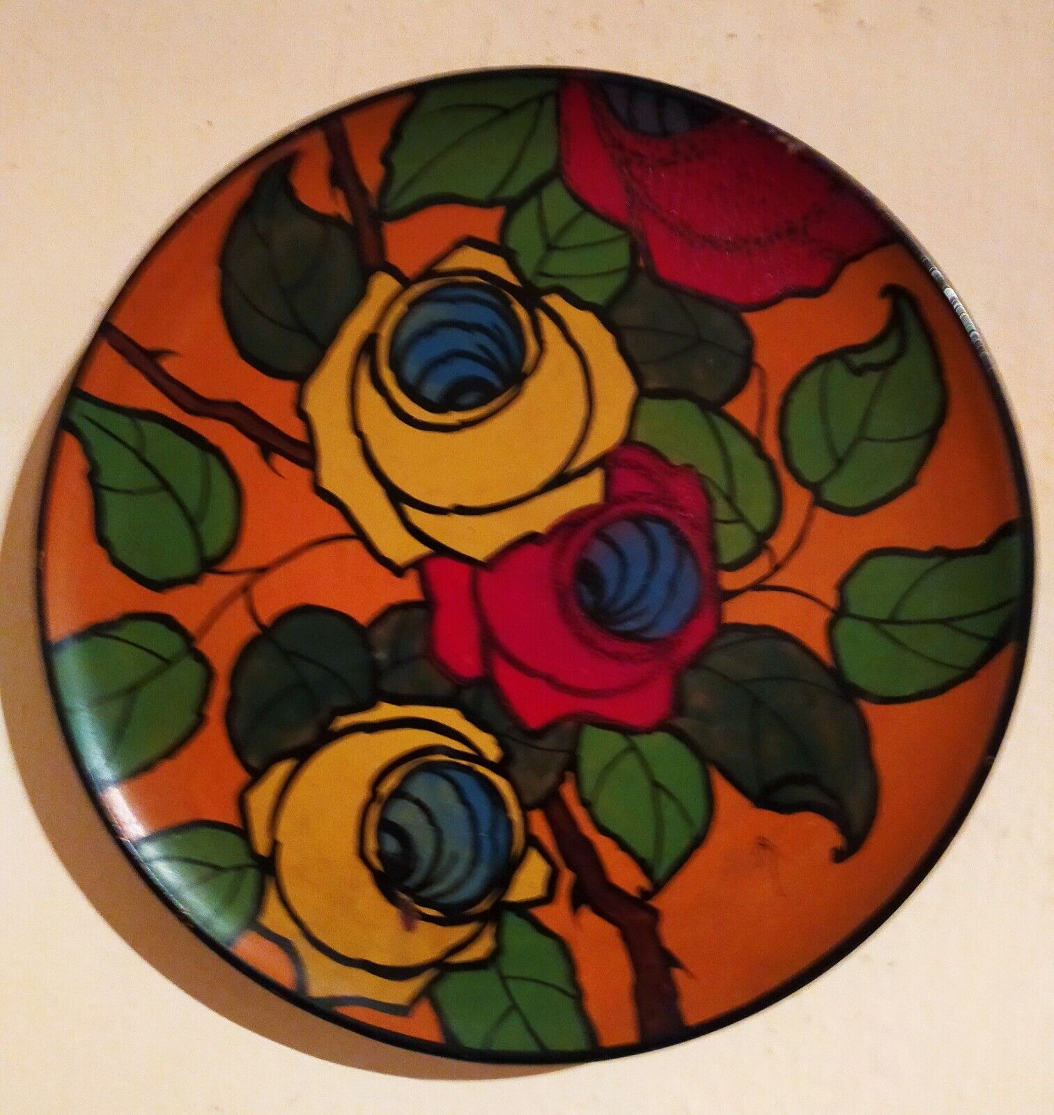 Assiette ceramique jean massier vallaruis annees 20/40