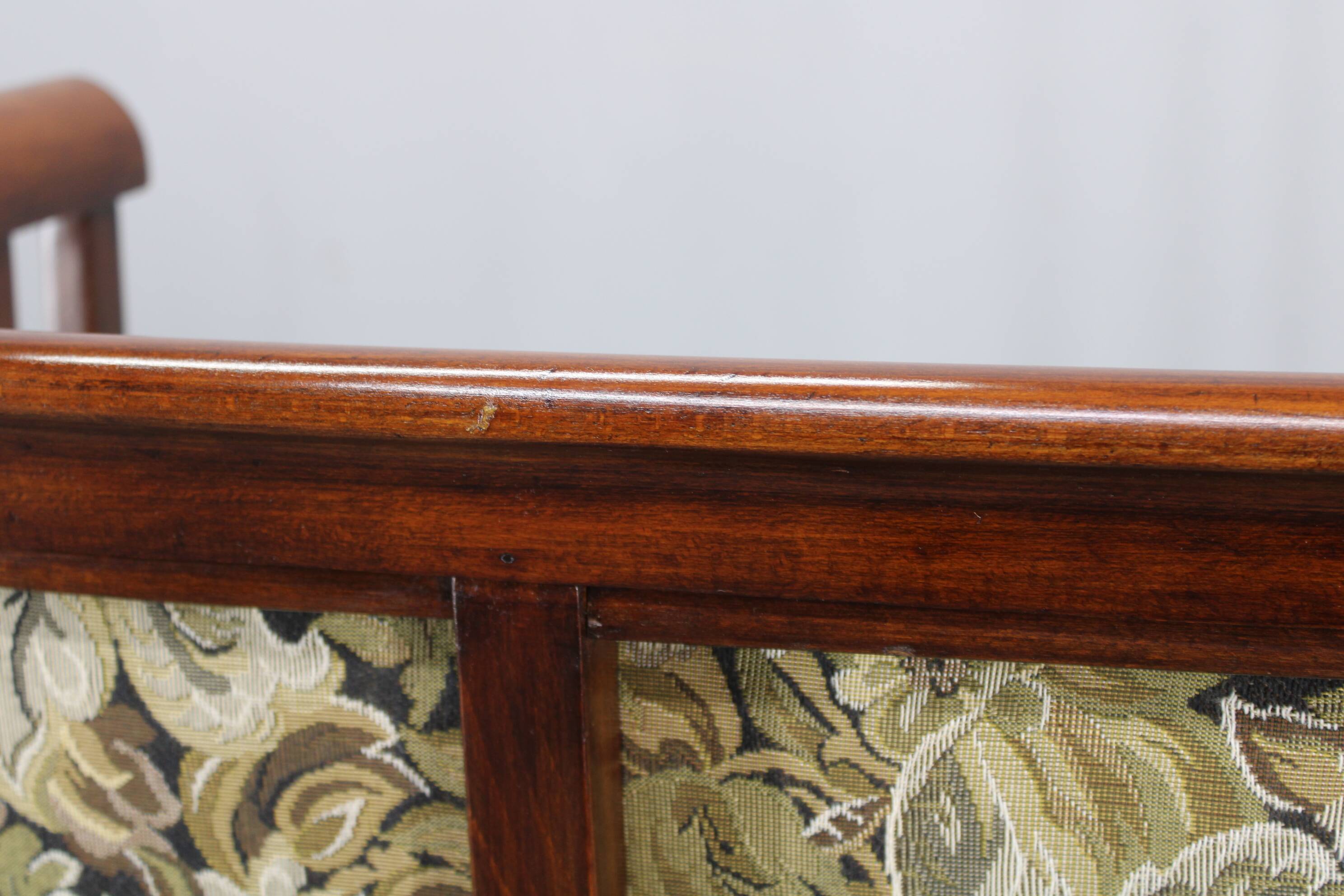 Josef Hoffmann Variation of Art Nouveau "Fledermaus" Sofa