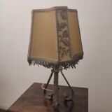 Lampe à pied en fer forgé