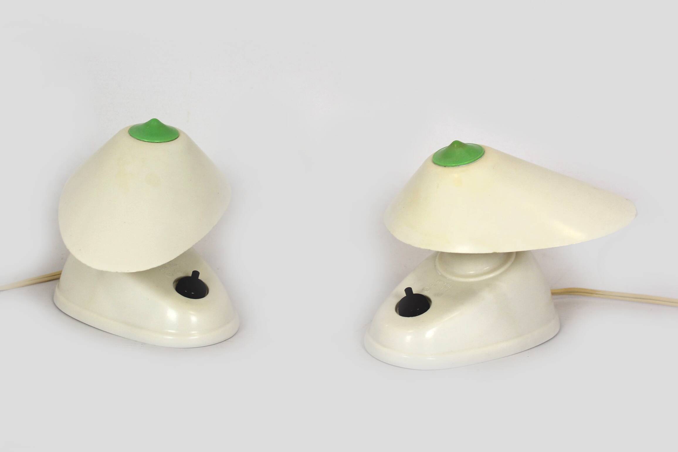 Bauhaus Bakelite Table Lamps from Esc, 1940s, Set of 2