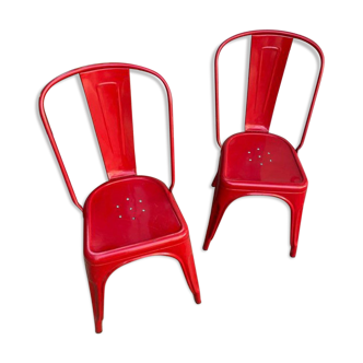 Pair of Tolix chairs