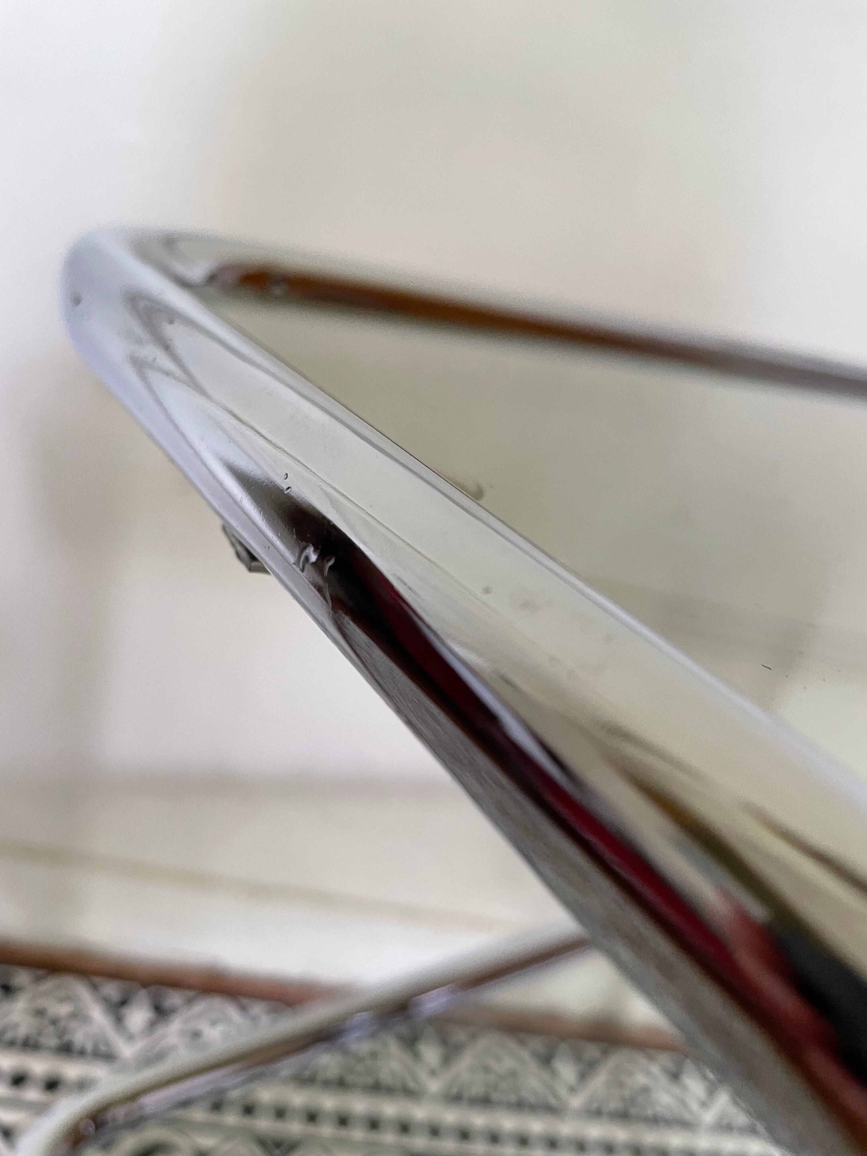 Vintage chrome side table 1970