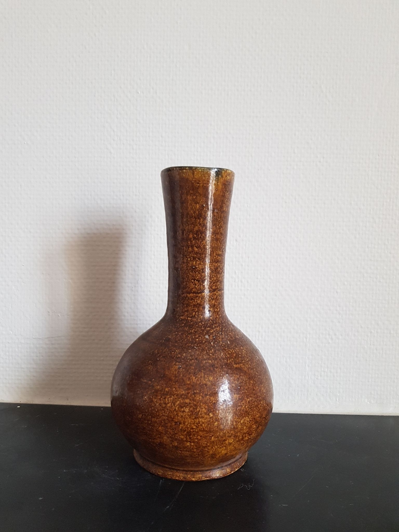 Vase vintage en céramique signé