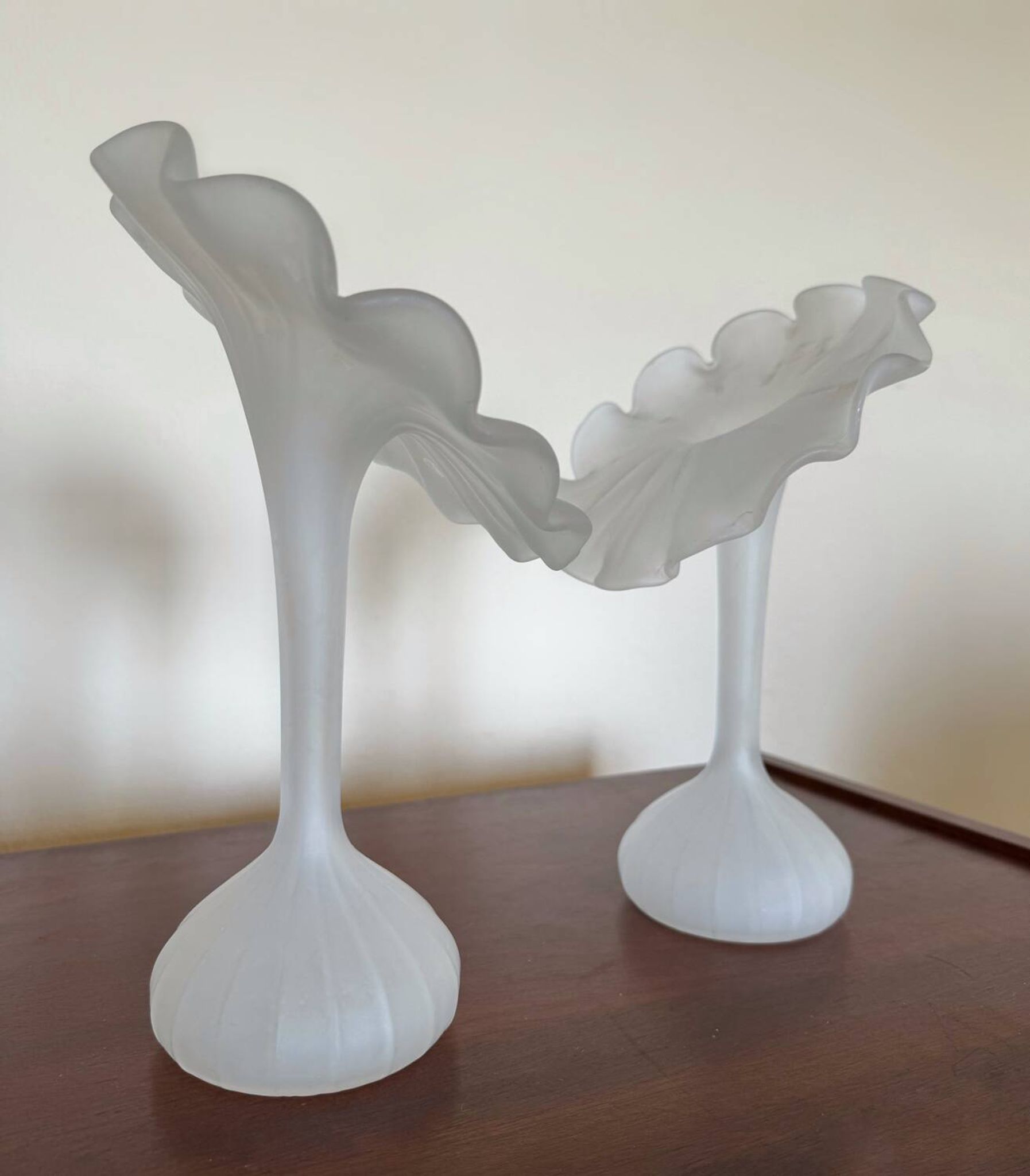 Vases Leonardo pate de verre vintage (X2)