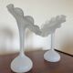 Vases Leonardo pate de verre vintage (X2)
