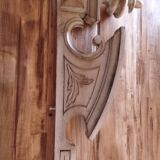 Shabby chic patina pediment