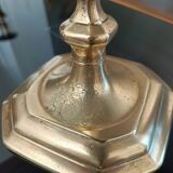 18th century candle holder with coat of arms