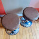 Paire de tabourets vintage 1960