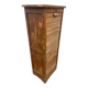 1920s fir curtain file cabinet