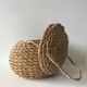 Round bohemian basket