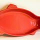 Emile Henry France ceramic dish FISH shape