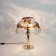 Smoked glass table lamp by Murano for Kalmar, Austria, 1970s.