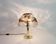 Smoked glass table lamp by Murano for Kalmar, Austria, 1970s.