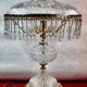 Italian style table lamp, glass artist Charles Balembois, glass & B