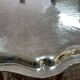 Silver metal tray