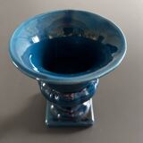 Midnight blue Medici style vase