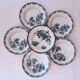 6 Assiettes Creuses “St-Amant- Grands Établissements Céramique"