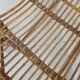 Fauteuils coquilles en rotin