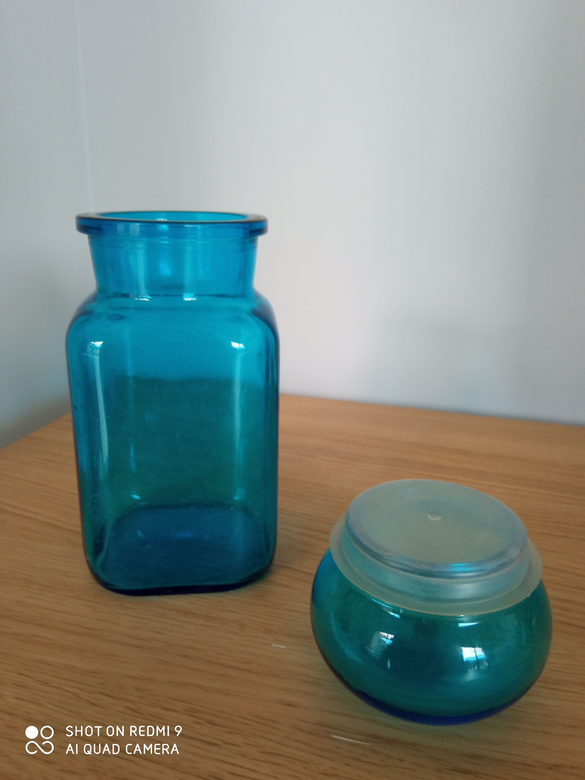 Pot d'apothicaire bleu