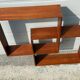 Danish sculptural teak shelf, 1968